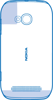With back of phone
facing you, antenna area is at top left and along bottom of phone.
